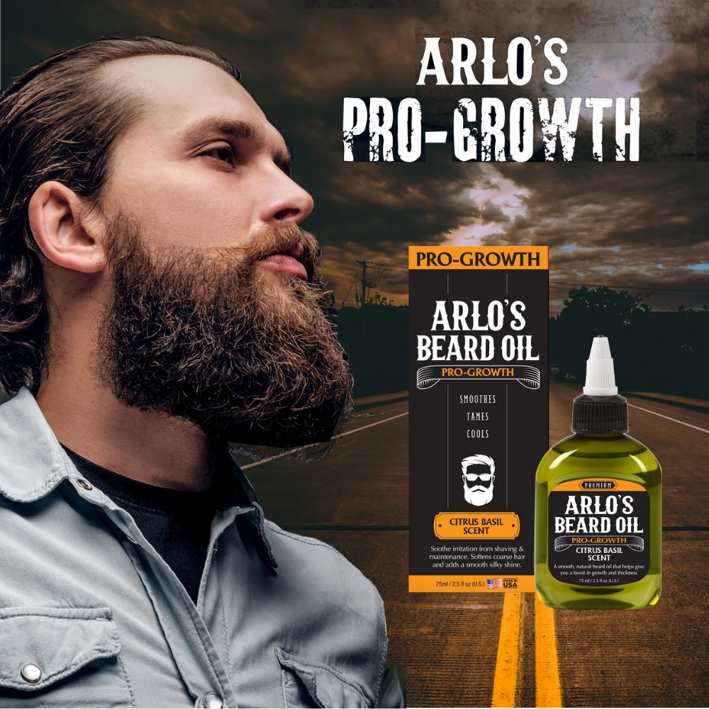 Copy of Arlo's - Huile à barbe stimulation de croissance "Pro-Growth" (75ml/2.5oz)