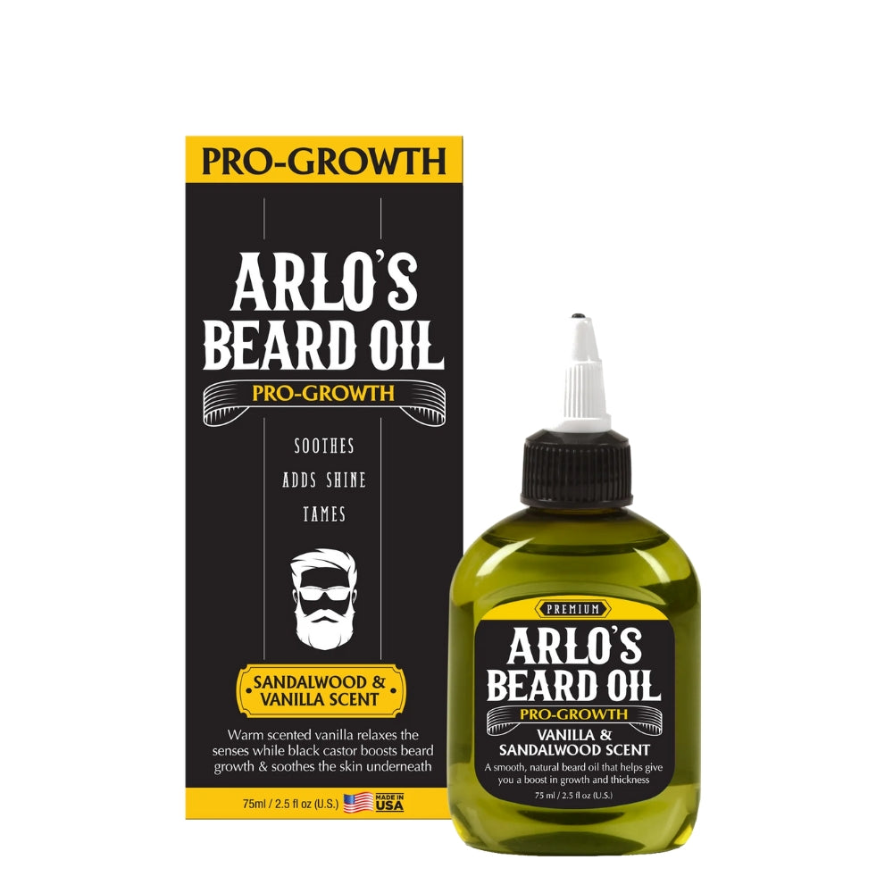 Copy of Arlo's - Huile à barbe "Pro-Growth" parfum d'agrumes et basilic (75ml/2.5oz)
