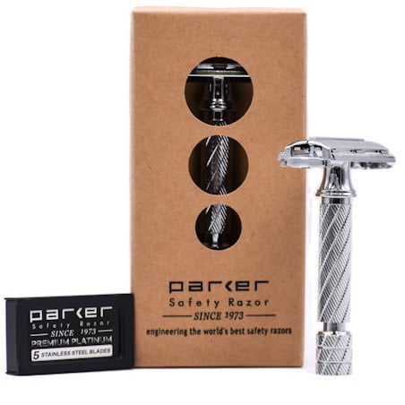87R Safety razor butterfly open - Chrome