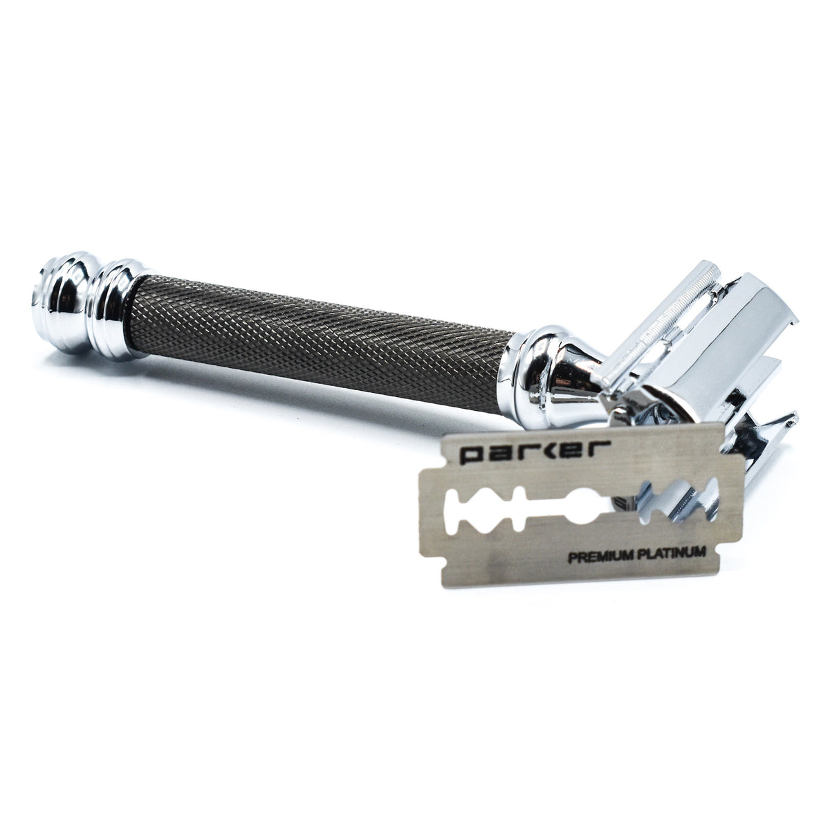 Rasoir de sûreté 76R avec tête "Twist to Open" - Graphite