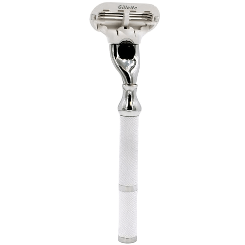 77L razor compatible with Gillette Venus blades - White et chrome