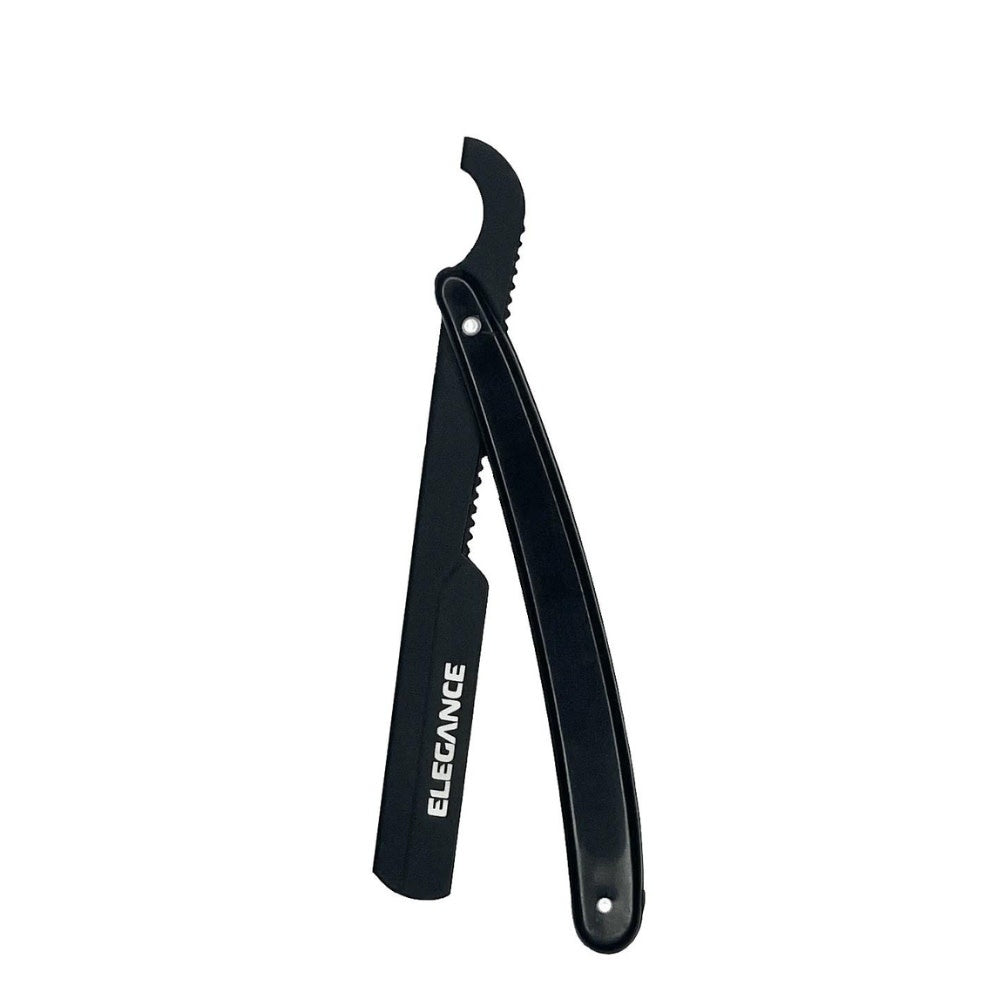 Elegance By Sadapack - Trukish Shavette Barber Razor - Black