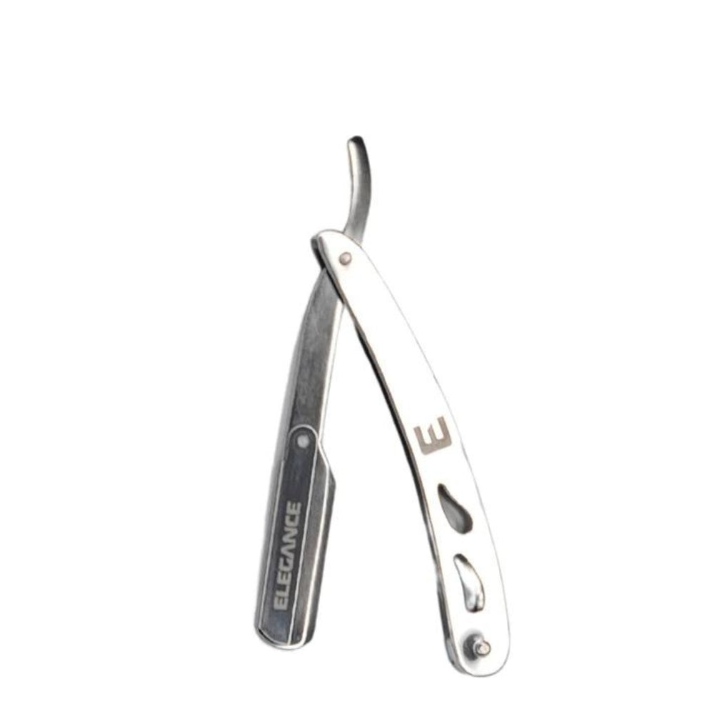 Elegance By Sadapack - Shavette Barber Razor - Silver