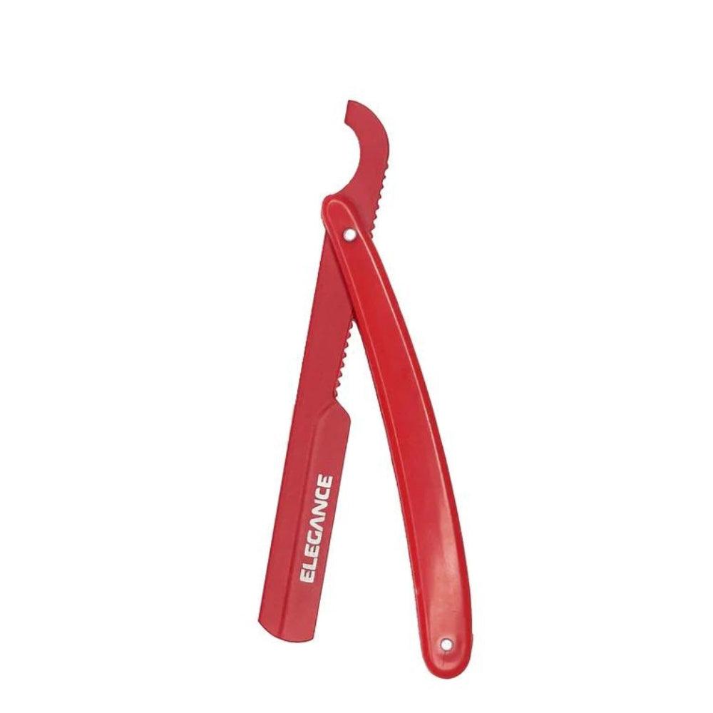 Elegance By Sadapack - Trukish Shavette Barber Razor - Red