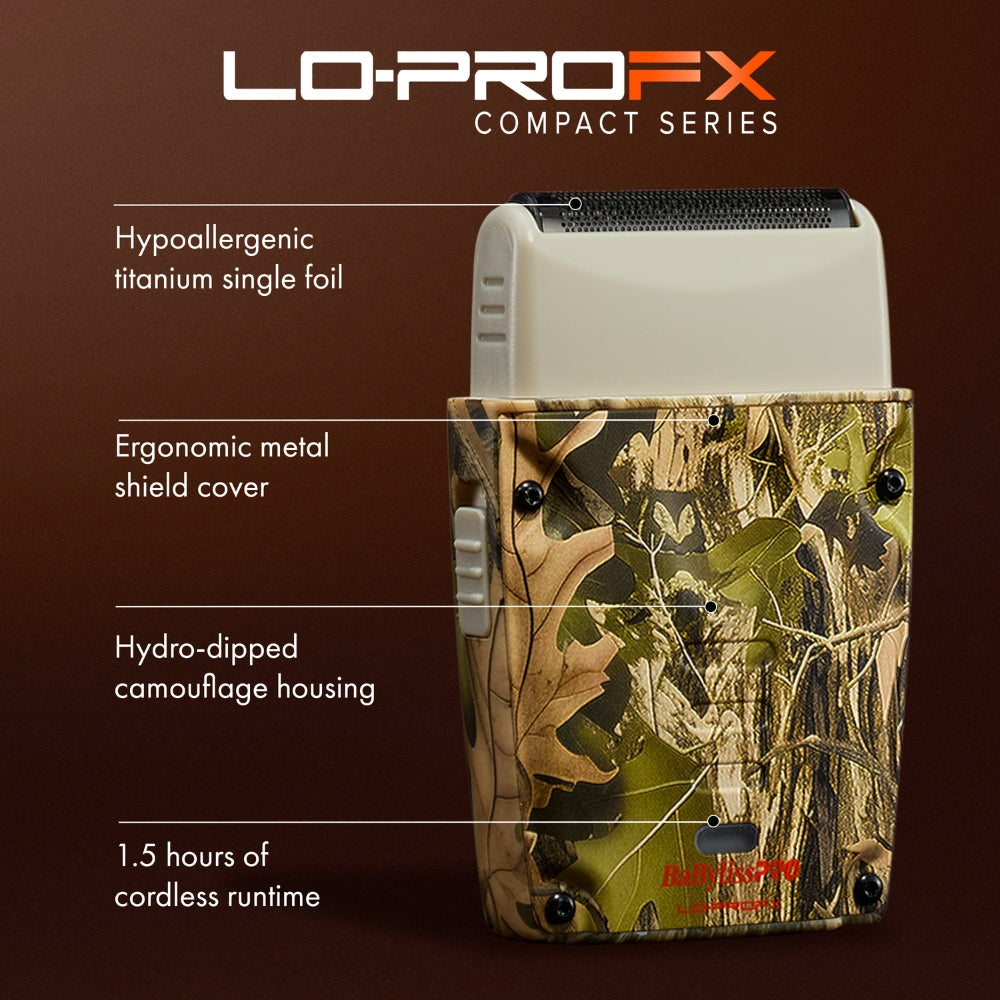 FXLPFS1CAM LO-PROFX Compact Single-Foil Shaver - Camo