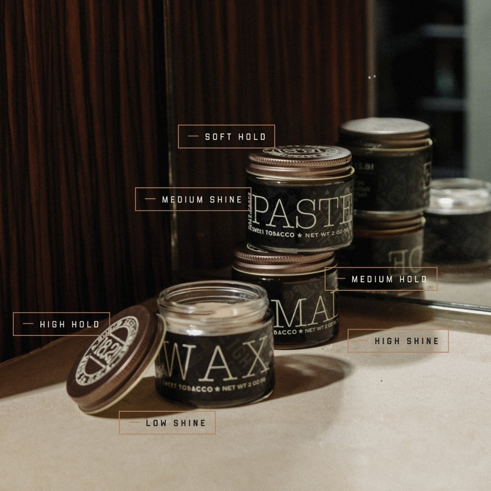 Cire coiffante "Sweet Tobacco Hair Wax" - Tenue forte, fini satiné (56.7g/2.0oz)
