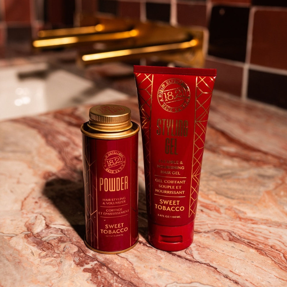 Gel coiffant "Styling Gel Sweet Tobacco" - Souple et nourrissant (100ml/3.4oz)