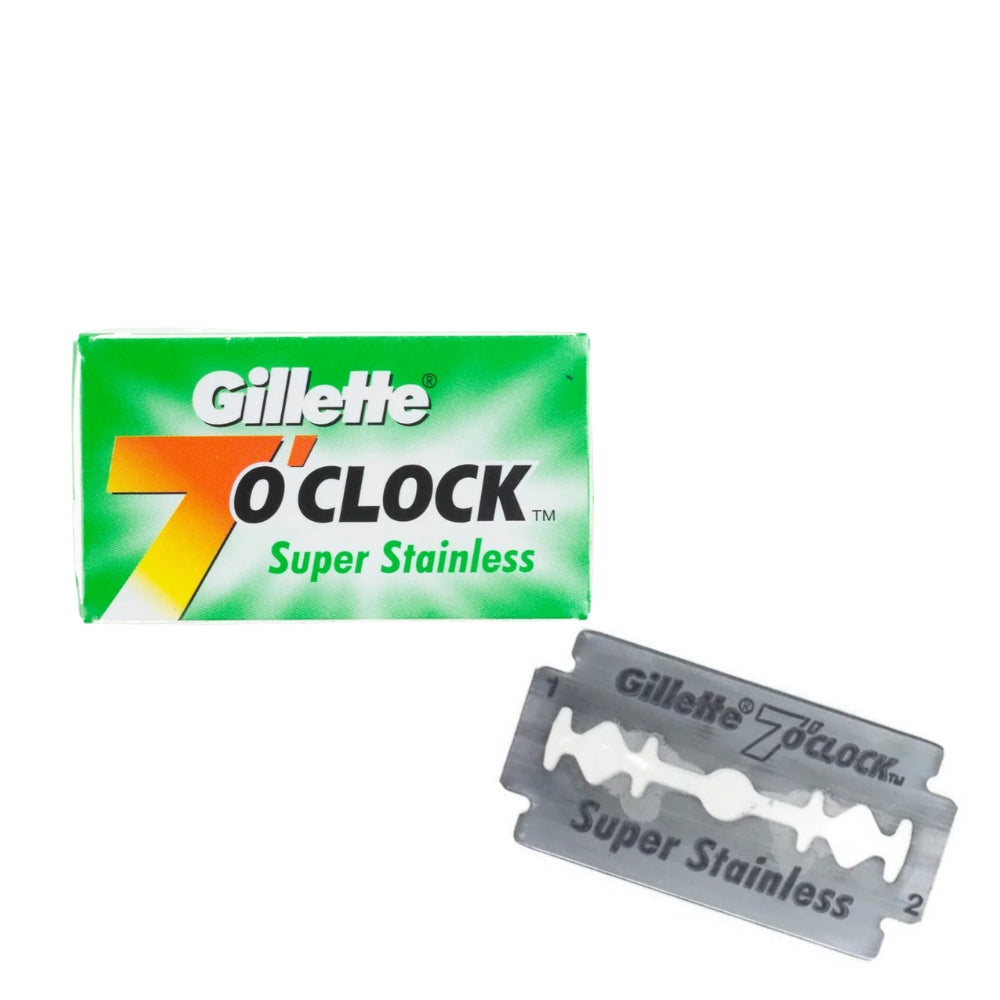Lames de rasoir à double tranchant "7 O'Clock Super Stainless" (5 unités)