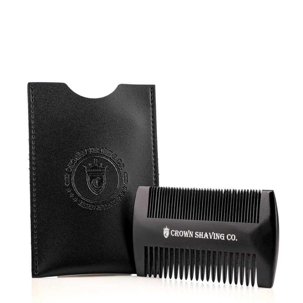 Peigne à barbe double-face "Double‑Sided Beard Comb"