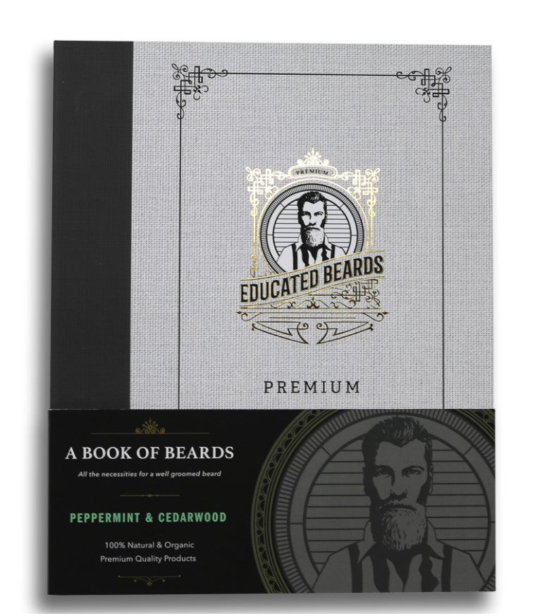 Ensemble de toilettage "Peppermint Cedarwood A Book of Beard"