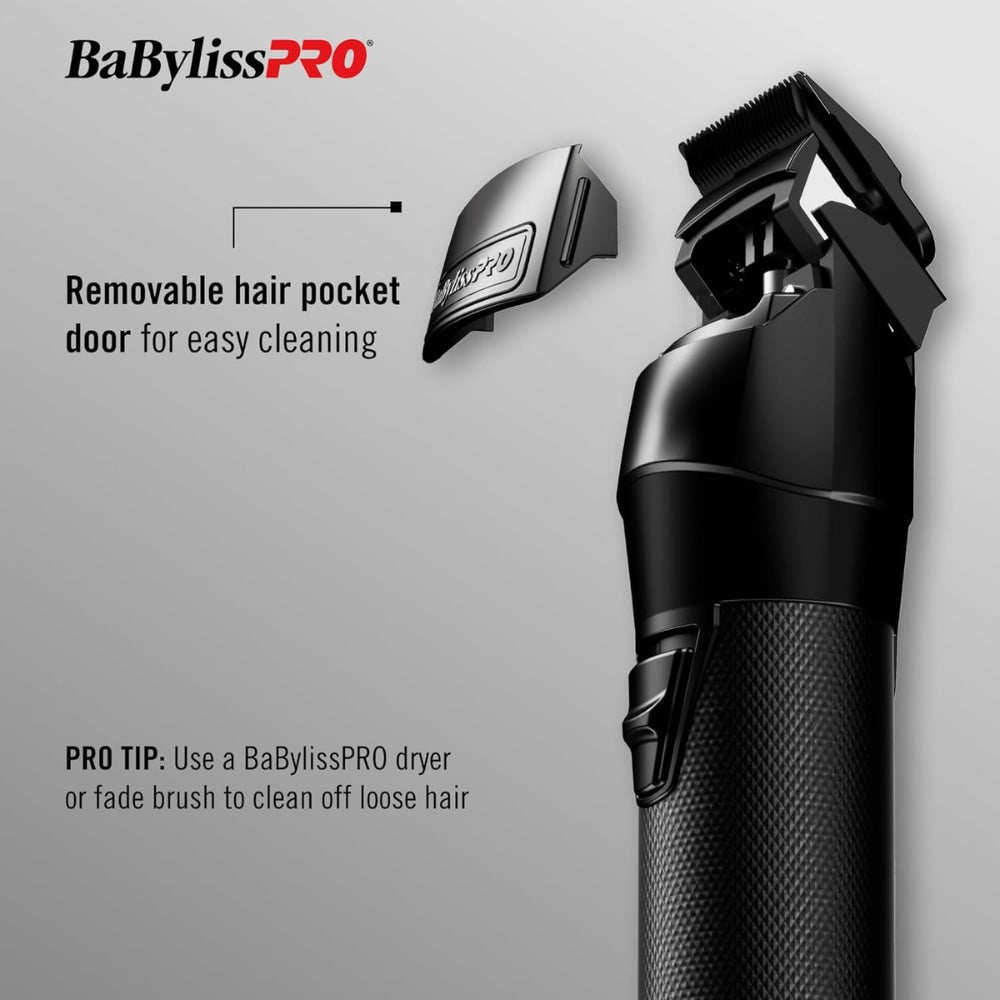 FX899MB All-Metal Interchangeable-Battery Clipper FXONE One-Battery System - BlackFX