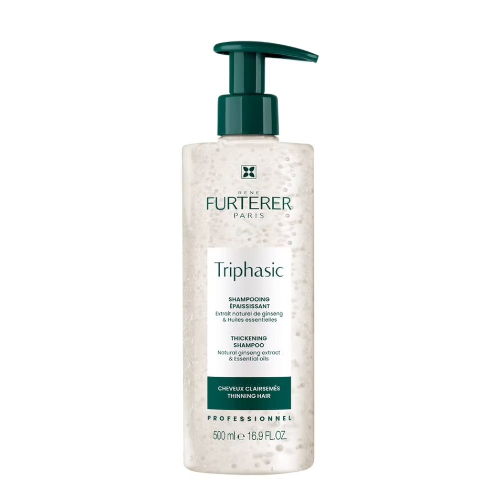 Shampoing épaississant "Triphasic" freine la perte de densité - Favorise la croissance des cheveux