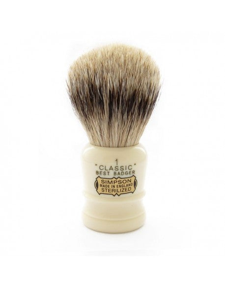Shaving Brush - Classic CL1 Best Badger Ivory - Medium (21mm/0.83'')