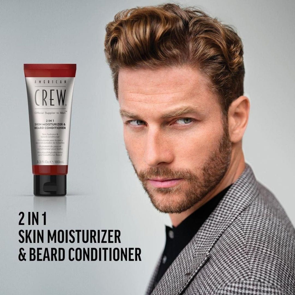 Hydratant pour visage et revitalisant barbe "2 in 1 Skin Moisturizer & Beard Conditioner" (100ml/3.3oz)