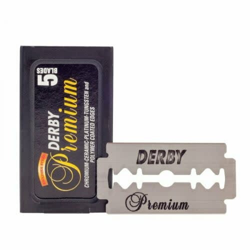 Derby - Lames de rasoir à double tranchant "Premium" (5 Lames)
