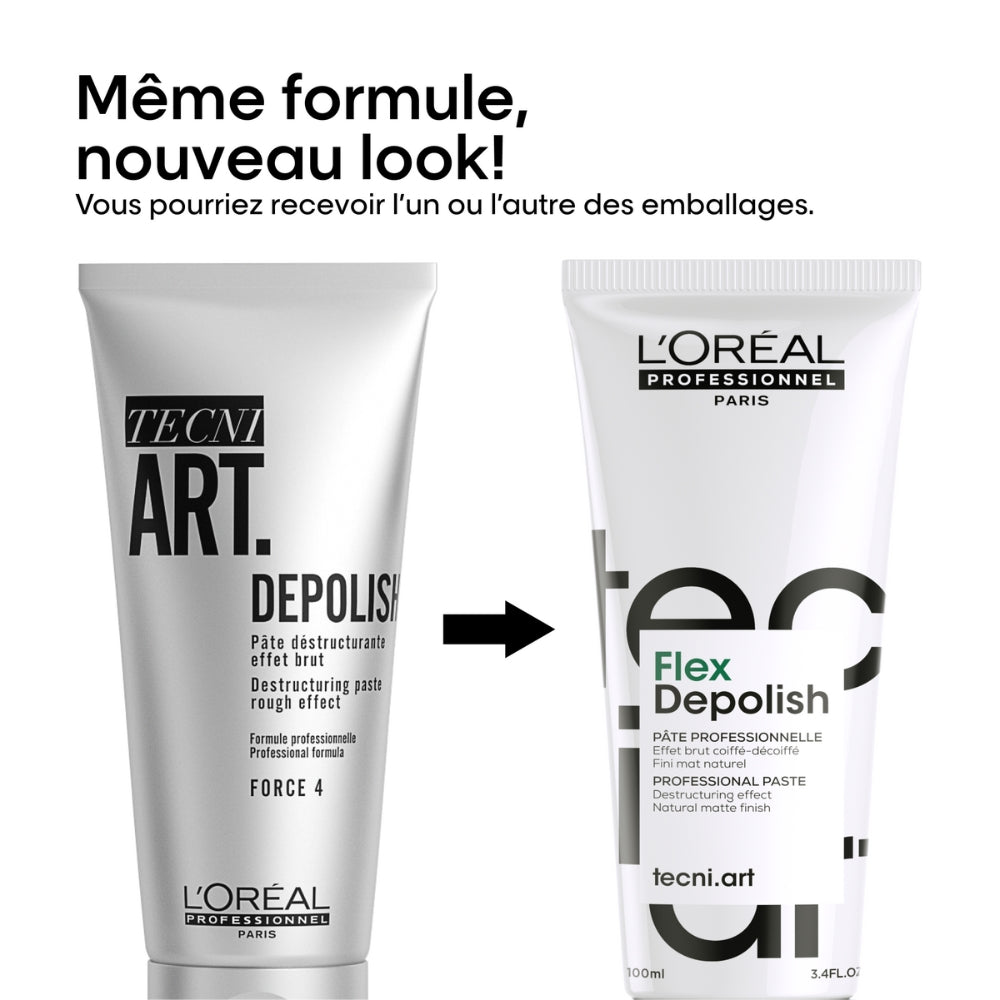 TecniArt. Depolish Destructuring Paste Rough Effect - Firm Hold (100ml/3.38oz)