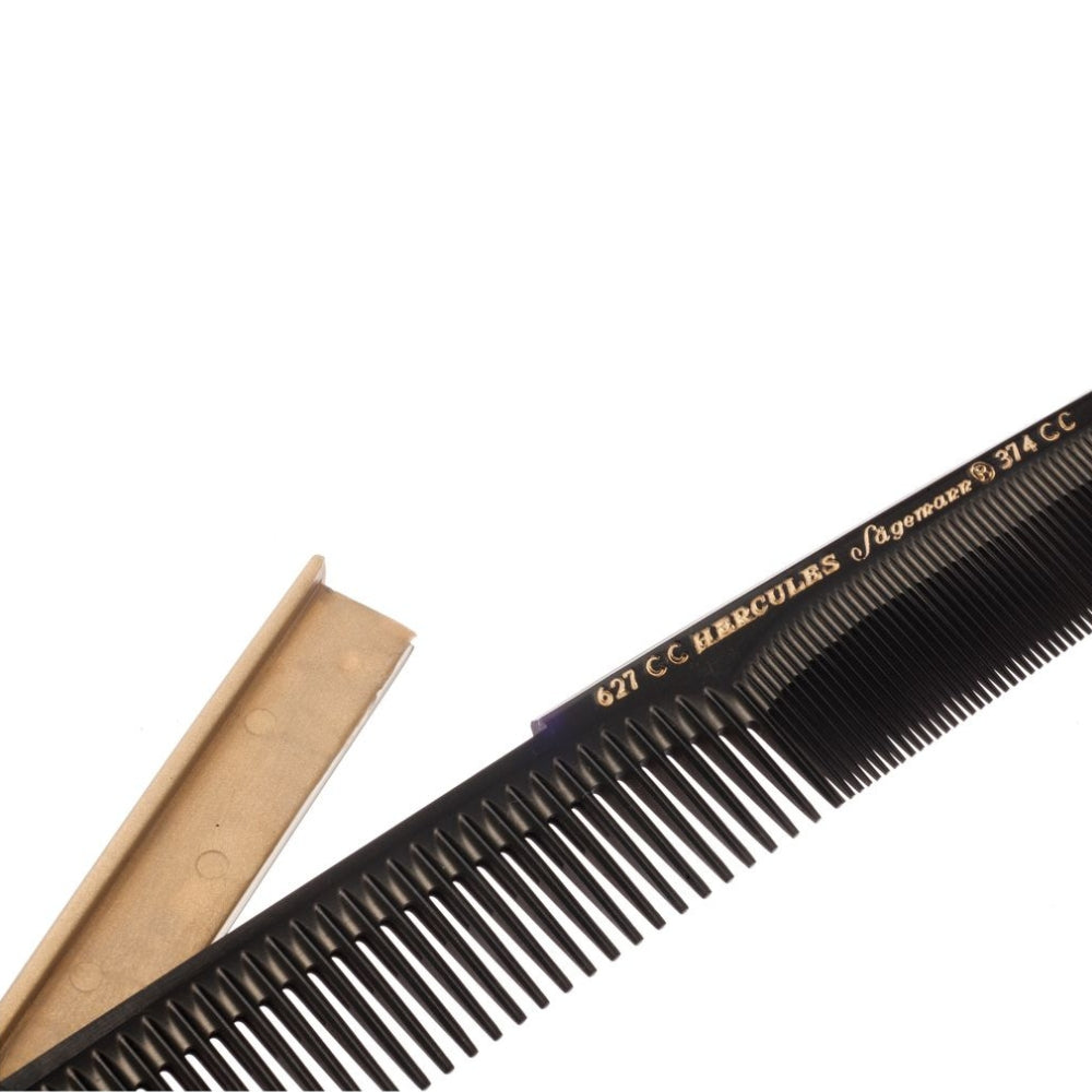Peigne avec lame intégré "Cut & Comb 627CC" (178mm/7.0") - Noir
