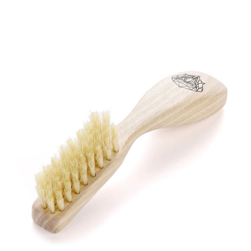 Brosse à barbe en bois pour droitier (165mm/6.5") - BRD2