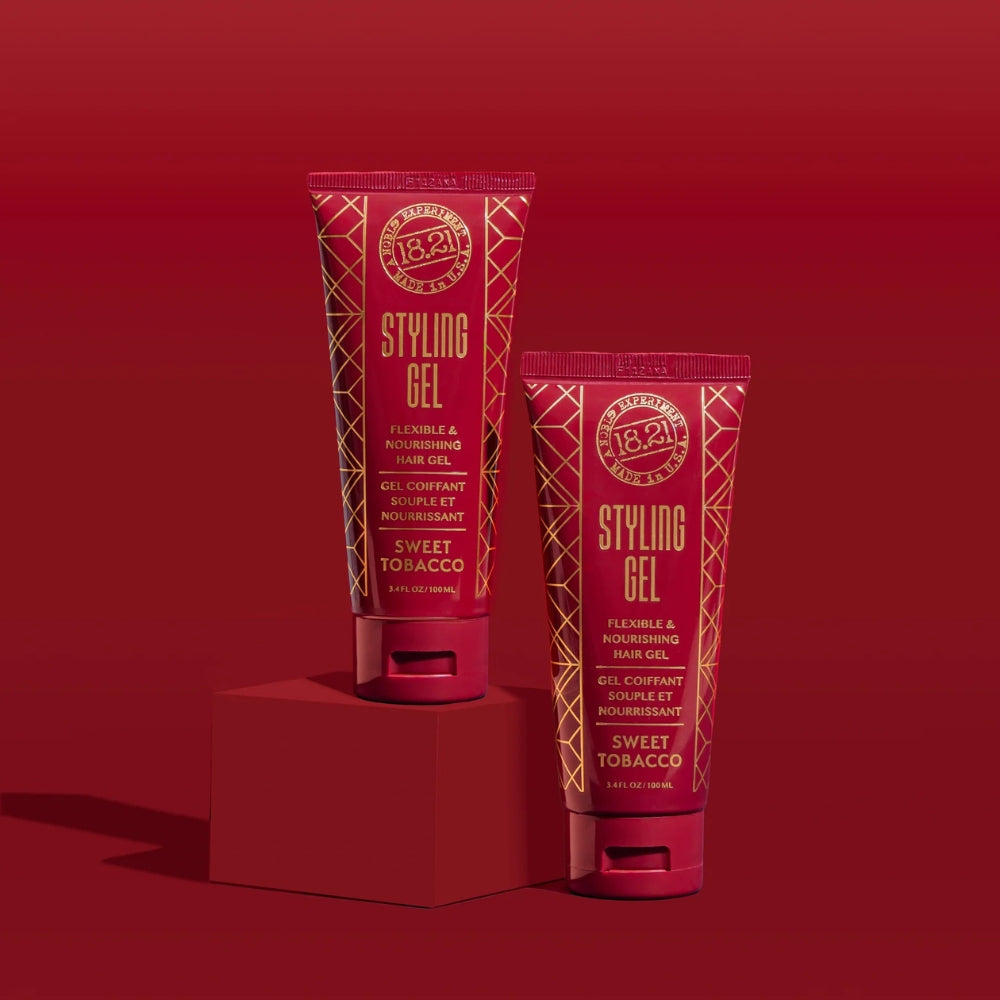 Sweet Tobacco Styling Gel - Flexible & Nourishing Hair Gel (100ml/3.4oz)