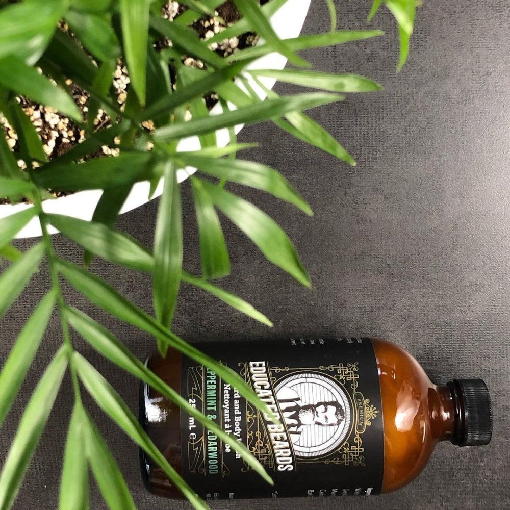Nettoyant à barbe "Peppermint Cedarwood" (250ml/8.5oz)
