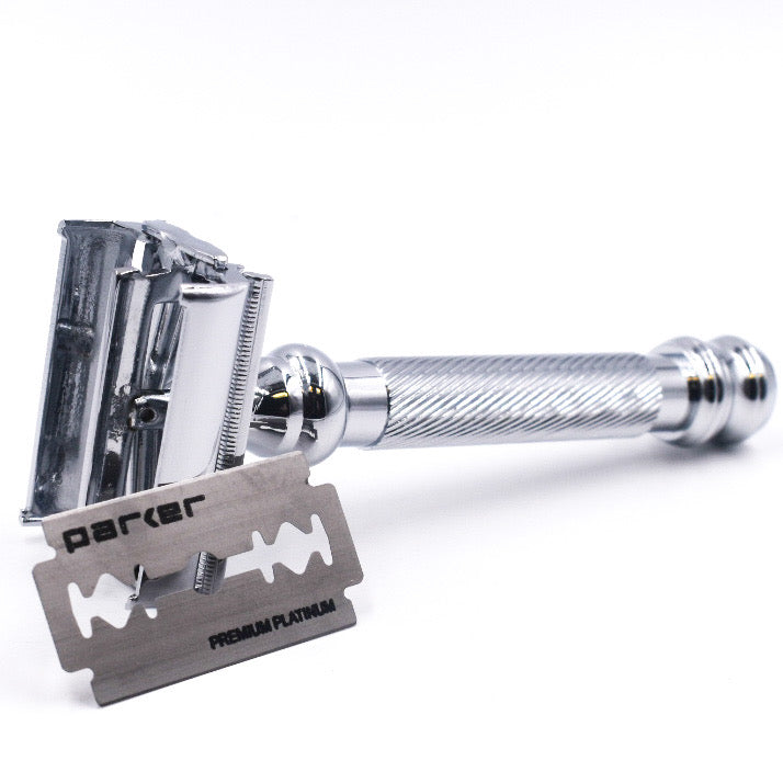 99R butterfly open safety razor - Chrome