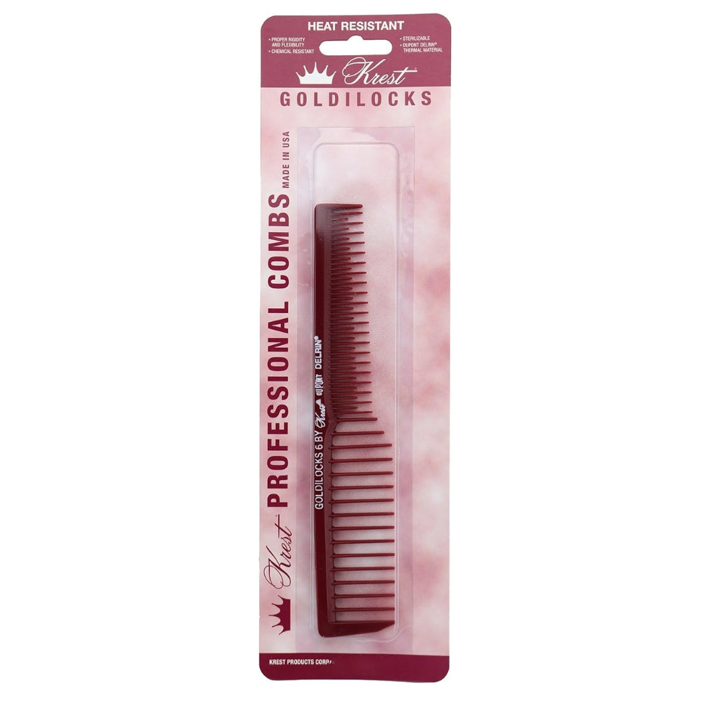 Peigne de finition Goldilocks No.6 "Space Tooth Vent Comb" - (178mm/7")