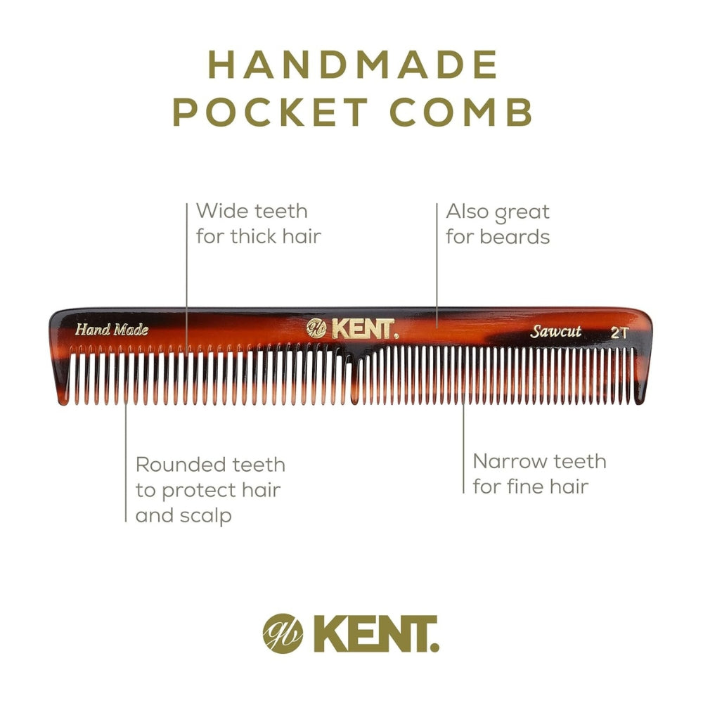 2T Pocket Comb, Fine (154mm/6.1")