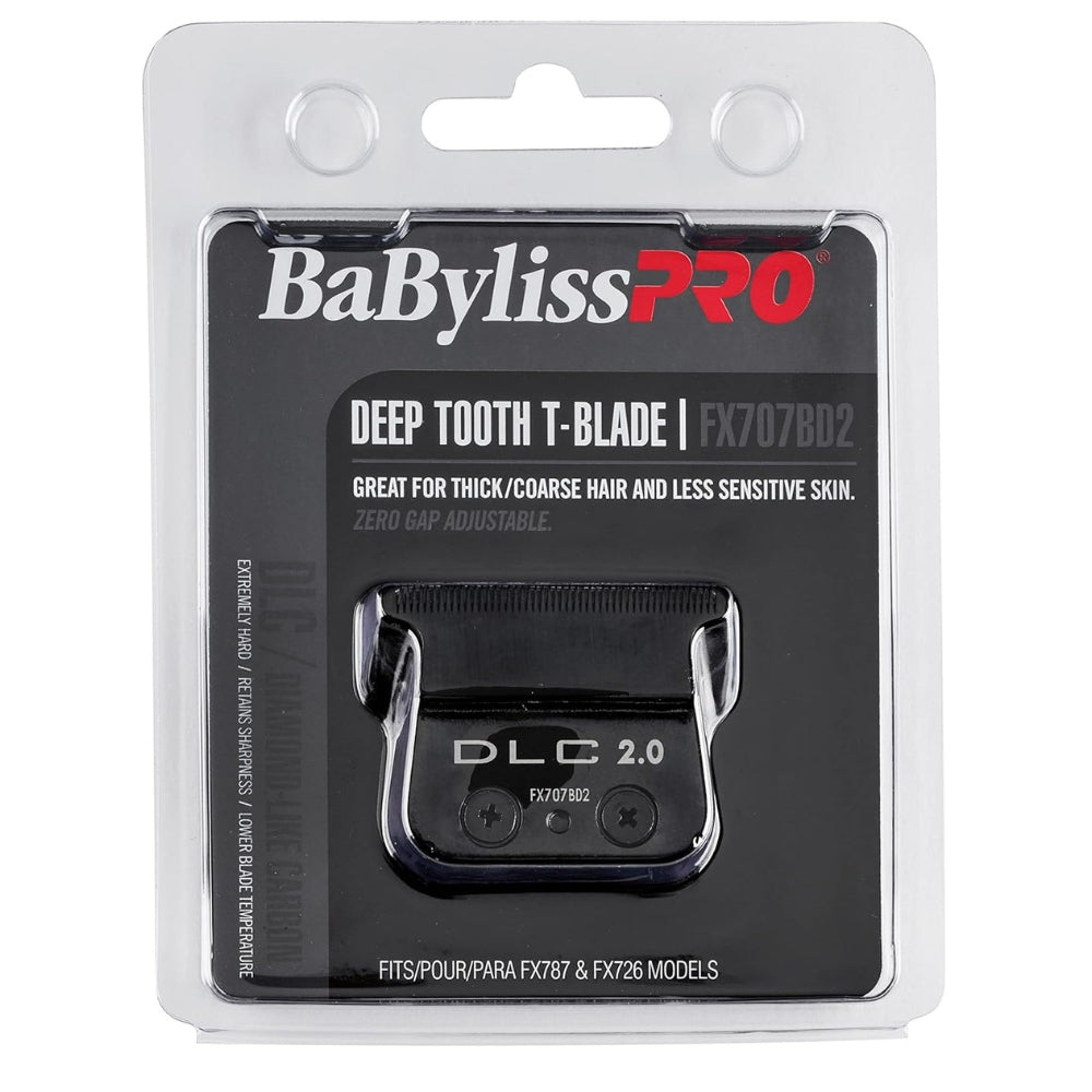 Lame de rechange pour tondeuse FX787 Lame en T à dents profondes FX707BD2 DLC - Noir