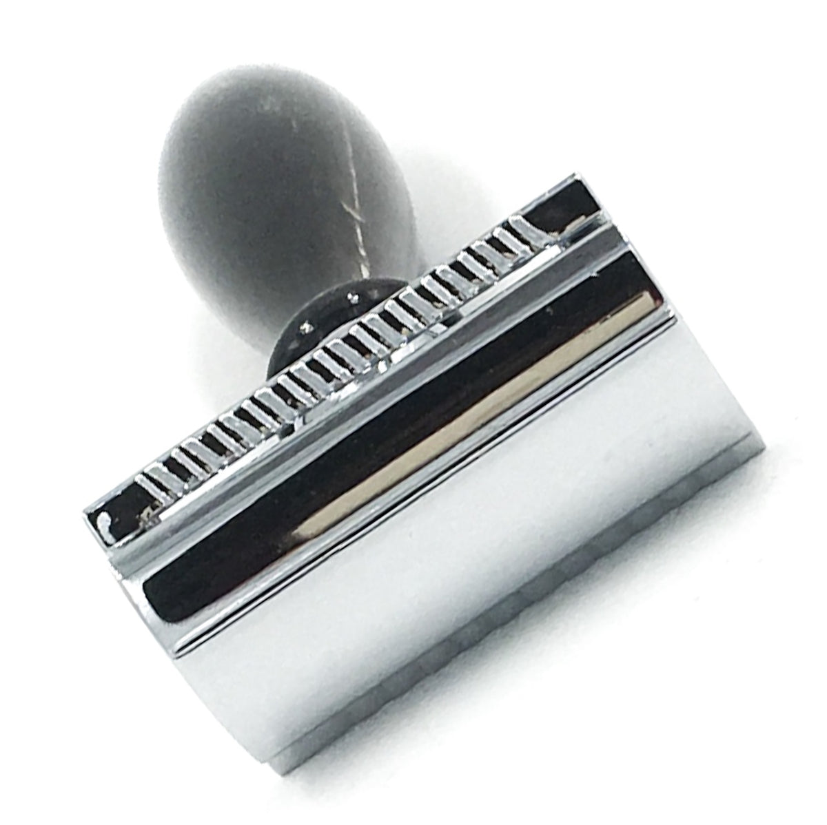 12R Buffalo Horn Handle 3 Piece Safety Razor - Black