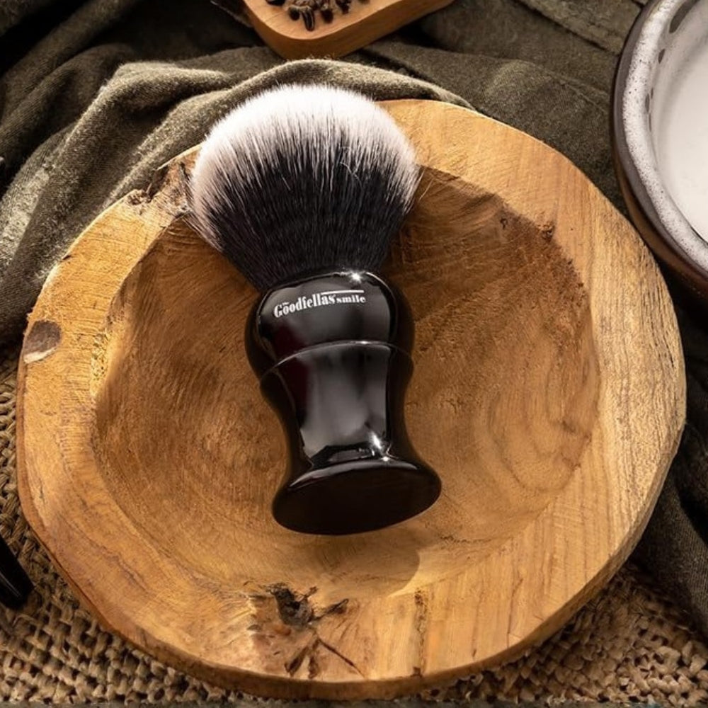 Blaireau "Black Noir Synthetic Shaving Brush" - Large (26mm/1.02")