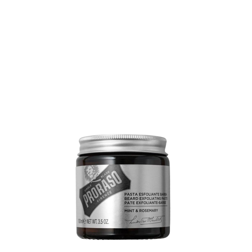 Exfoliating Beard Paste and Facial Scrub Mint & Rosemary (100ml/3.5oz)