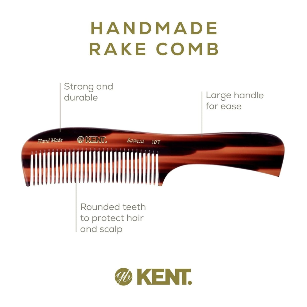 10T Large Handled Rake Comb, Coarse (190mm/7.5'')