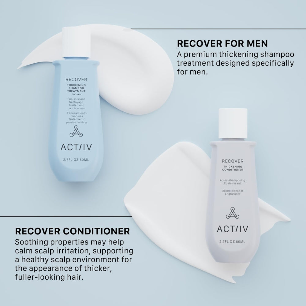 Duo épaississant "Recover" - Pour homme (2x 80ml/2.7oz)