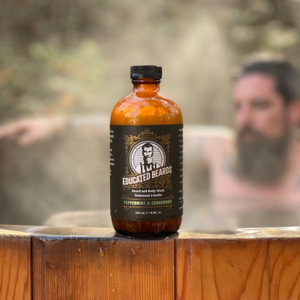 Nettoyant à barbe "Peppermint Cedarwood" (250ml/8.5oz)