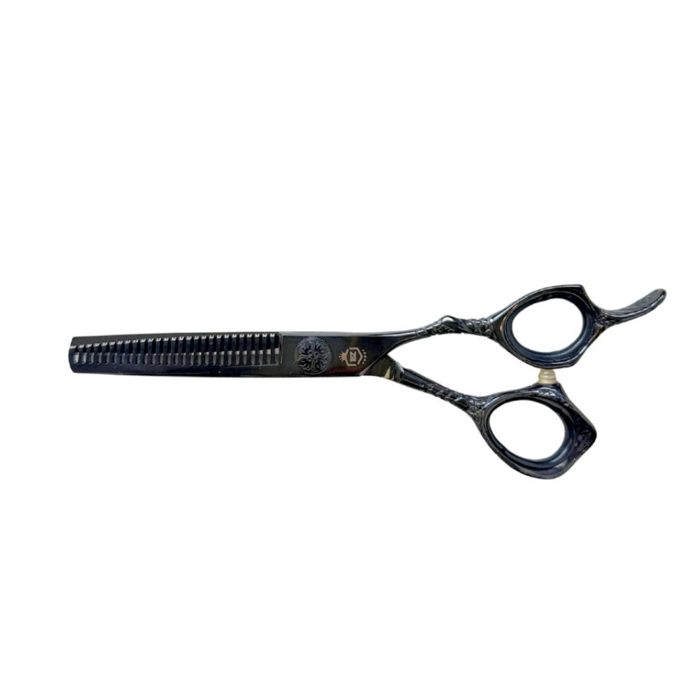 Ciseau amincisseur 27 dents "Dragon Black" (13.97cm/5.5") - Droitier