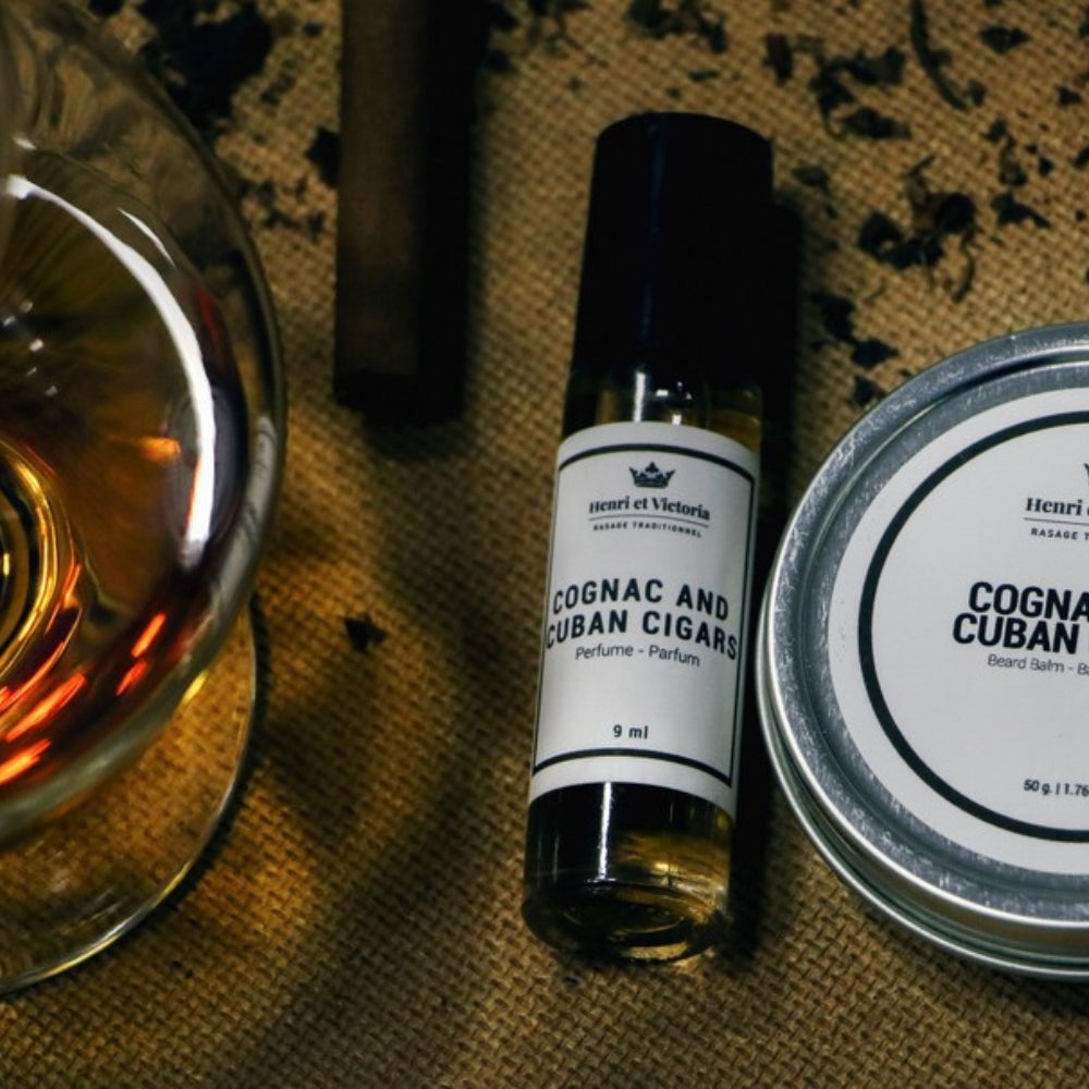 Ensemble de soins de la barbe "Deluxe Beard Care Kit" - Cognac & Cuban Cigars