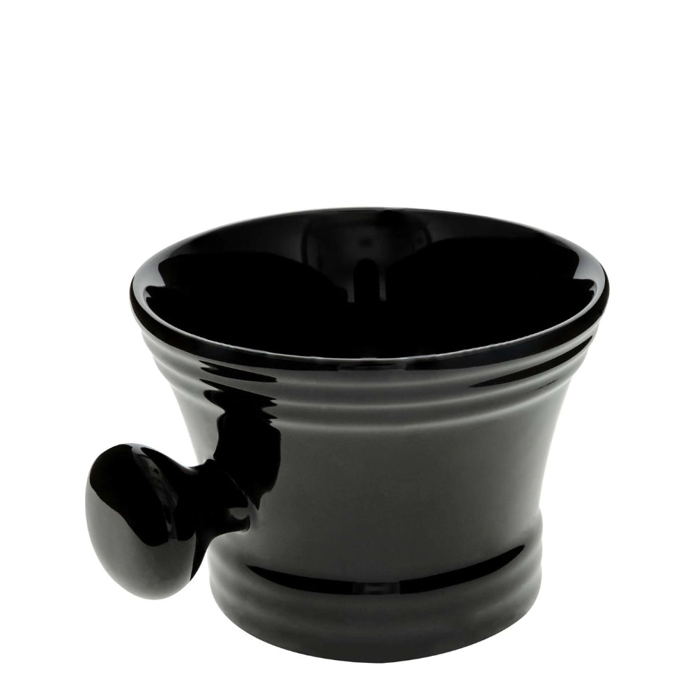 Shaving Mug, Classic Ceramic Bowl - Black