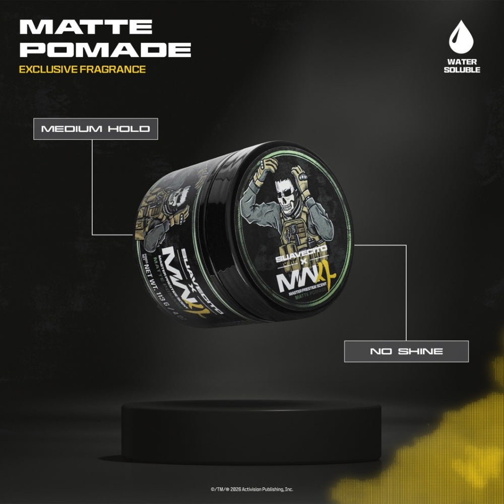 X MW4 - Pommade d'argile "Matte Pomade" Édition Master Prestige (113g/4.0oz)