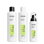 System 2 Cleanser Shampoo, Scalp Therapy Conditioner and Scalp & Hair Treatment Trio - For Natural Hair with Progressed Thinning (2x 300ml/10.1oz, 1x 100ml/3.38oz)