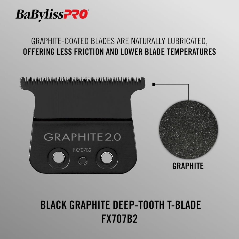 Lame de rechange pour tondeuse FX787 Lame en T à dents profondes de 2mm FX707B2 Graphite - Noir