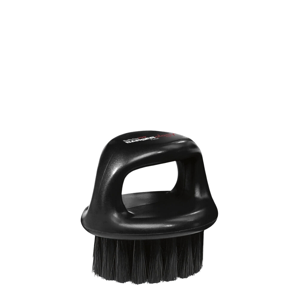 Barberology Fade Knuckle Brushes with firm nylon bristles - Black