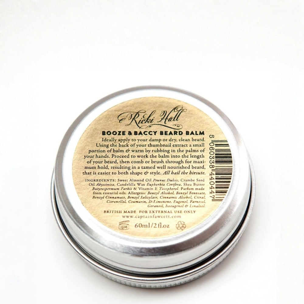 Baume à barbe Booze & Baccy par Ricki Hall's (60ml/2.0oz)