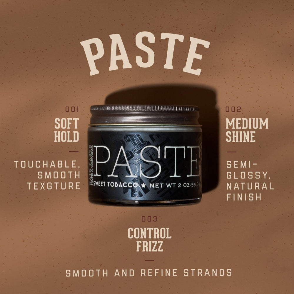 Pâte coiffante "Sweet Tobacco Hair Paste" - Tenue légère, brillance moyenne (56.7g/2.0oz)