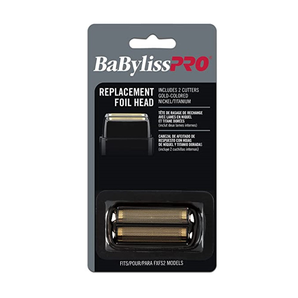 Tête et système de coupe de rechange FXRF2B pour les rasoir à double grille "FoilFXF" - Noir