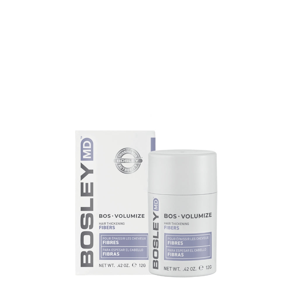 Fibre épaississante "BosVolumize" (BRUN FONCÉ) - Pour cheveux clairsemés (12g/0.42oz)
