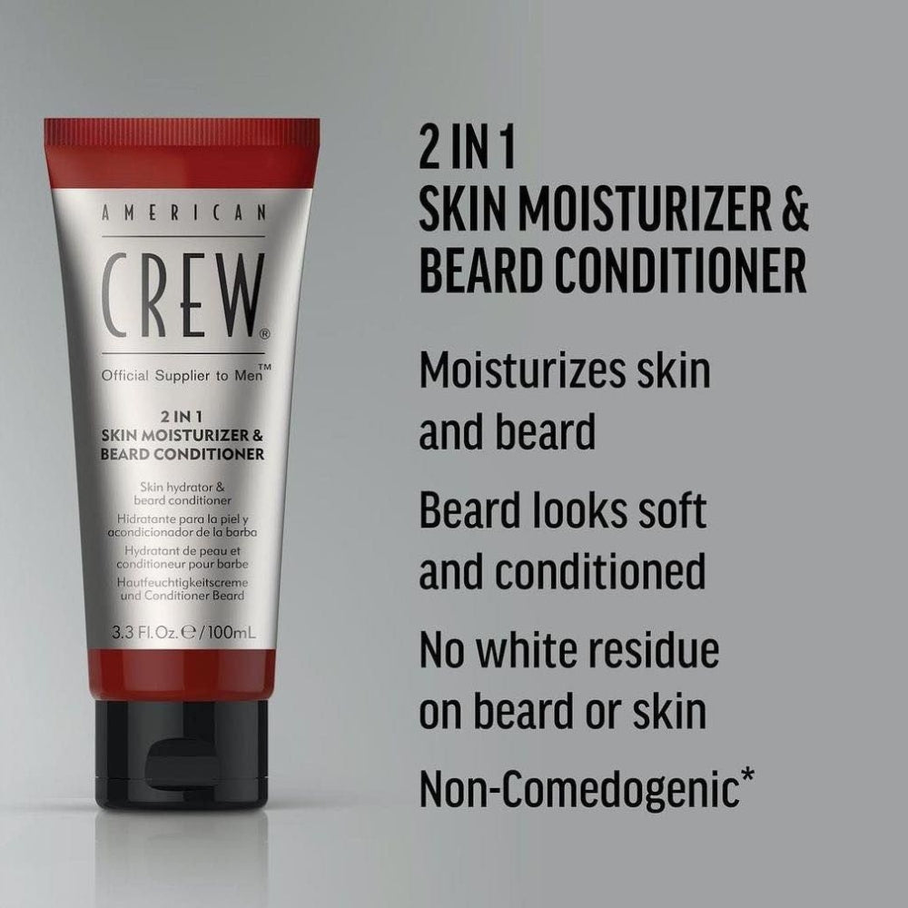 Hydratant pour visage et revitalisant barbe "2 in 1 Skin Moisturizer & Beard Conditioner" (100ml/3.3oz)