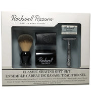 Ensemble cadeau rasage traditionnel - Chrome blanc