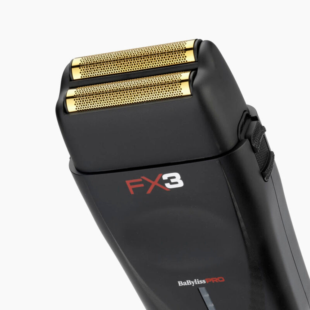 BaByliss PRO - "FXX3SB" High Speed ​​Twin Blade Cordless Shaver with 3rd Generation Ferrari Motor - Black