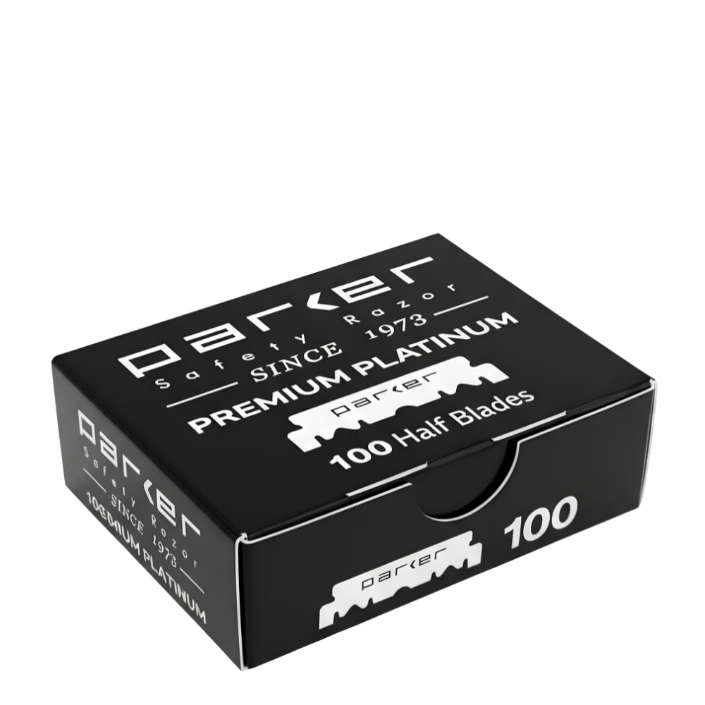 Premium Platinum half blades for Barber Razor (100 blades)