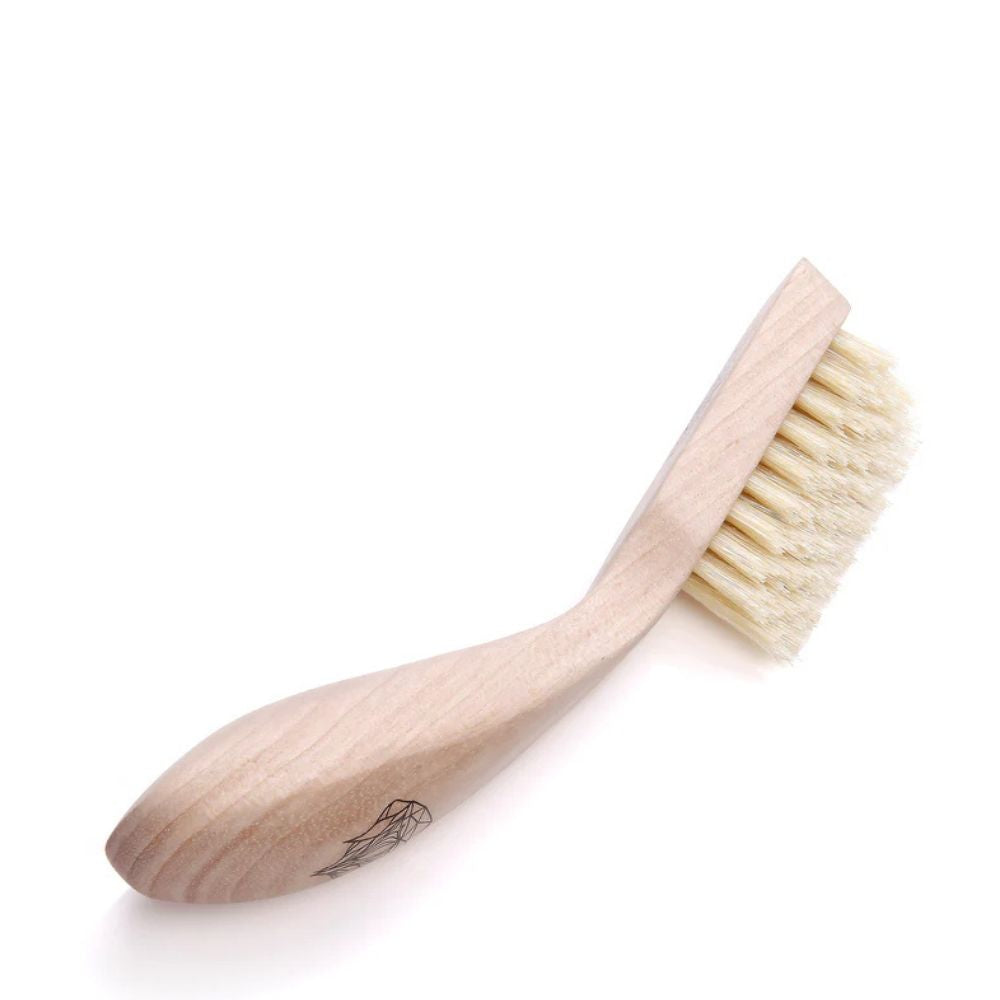 Wooden Right Handed Beard Brush (165mm/6.5") - BRD2 
